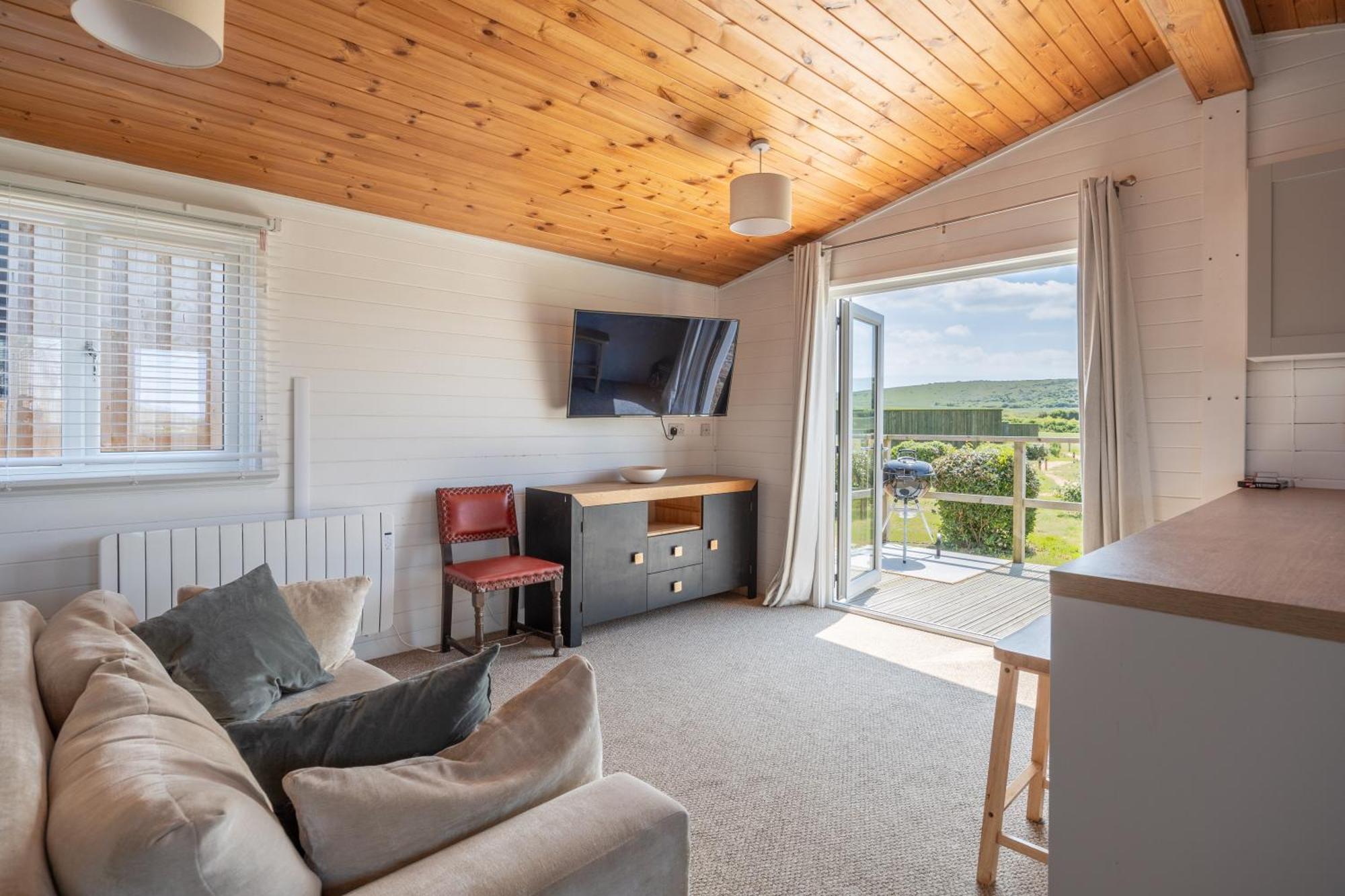 West Chalet At Tapnell Farm Yarmouth  Buitenkant foto